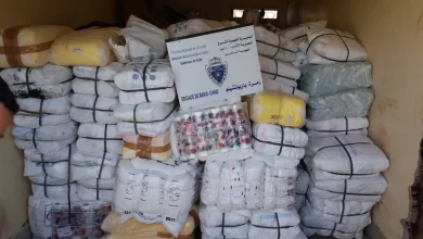 أمن الناظور يحبط عملية تهريب ضخمة.. 13 طنًا من الأكياس البلاستيكية الممنوعة مخبأة وسط النخالة