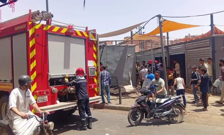 حريق بسوق (فريميجة) بابن جرير يفضح هشاشة مشروع تنموي كلّف الملايين
