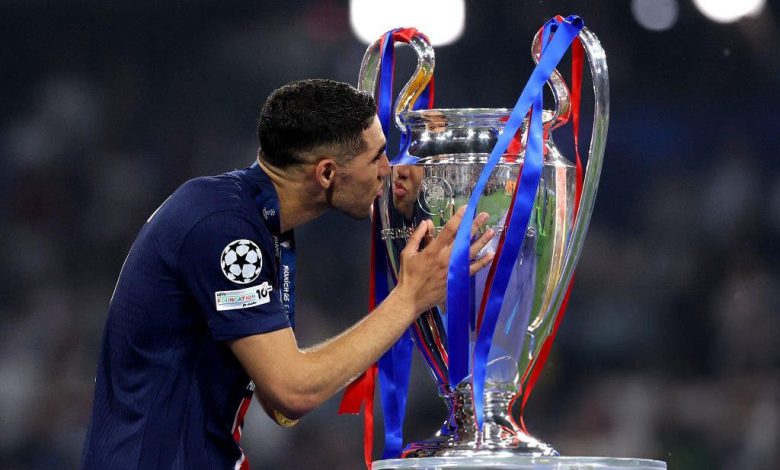 حكيمي يكتب التاريخ ويصبح ثالث لاعب عربي يسجل في نهائي دوري الأبطال