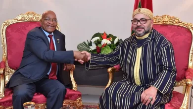جاكوب زوما يذكّر بلقائه التاريخي مع الملك محمد السادس سنة 2017