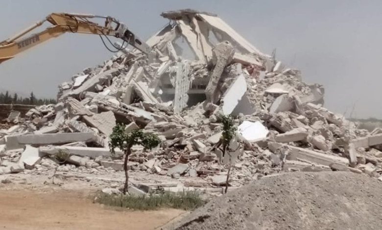 فاس..الوالي الصبار يتدخل لهدم فيلا بُنيت خارج القانون بولاد الطيب