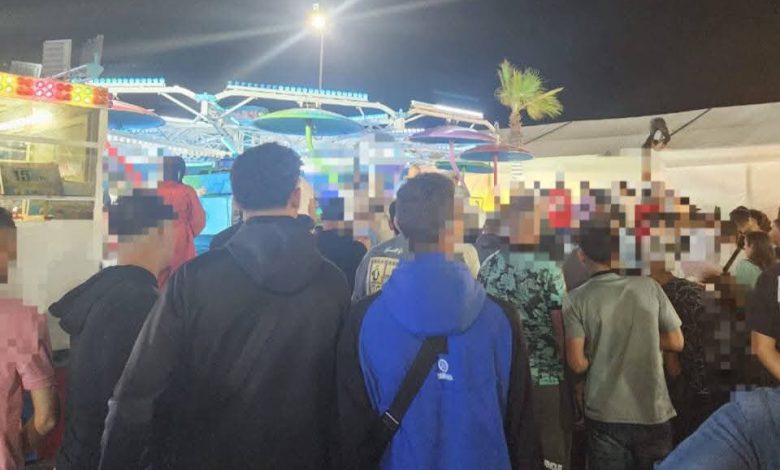 مرتيل.. سقوط 4 أشخاص من لعبة هوائية بمدينة الملاهي (فيديو)