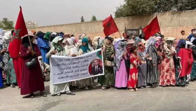 احتجاجات بحي أوربيع ببني ملال للمطالبة بالماء والكهرباء والطرقات