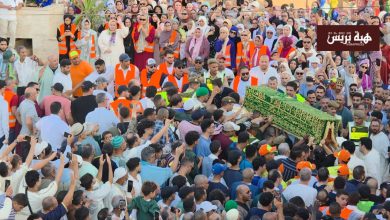 مداغ .. في اجواء مهيبة تشييع شيخ الزاوية القادرية البودشيشية (صور)