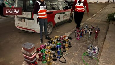 السعيدية.. حملة أمنية ميدانية تستهدف مقاهي “الشيشة” (صور)